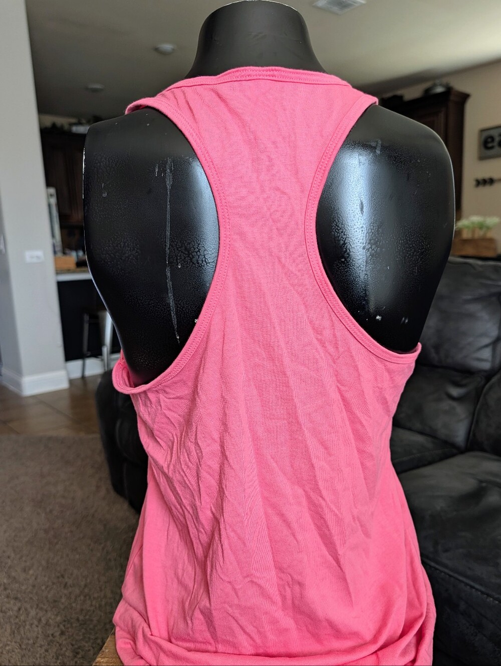 Women’s Pink Razerback Tank Top - Picture 2 of 4